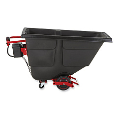 Rubbermaid Commercial Motorized Roto Tilt Truck, 101 gal, 850 lb Capacity, Plastic, Black (RCP2173519)