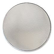 Boardwalk Round Aluminum To-Go Containers with Lid, 48 oz, 9" Diameter x 1.66"h, Silver, 200/Carton (BWKROUND9COMBO)