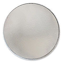 Boardwalk Round Aluminum To-Go Containers with Lid, 48 oz, 9" Diameter x 1.66"h, Silver, 200/Carton (BWKROUND9COMBO)