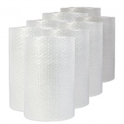Universal Bubble Packaging, 0.19" Thick, 12" x 200 ft, Perforated Every 12", Clear, 8/Carton (4087906)