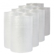 Universal Bubble Packaging, 0.19" Thick, 24" x 50 ft, Perforated Every 24", Clear, 8/Carton (4087869)