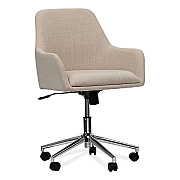 Workspace by Alera Mid-Century Task Chair, Supports Up to 275 lb, 18.9" to 22.24" Seat Height, Cream Seat, Cream Back (ALEWS4251)