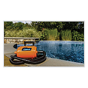 Metrovac MagicAir Deluxe Electric Inflator/Deflator, 130 cu ft/min, 3.25 psi, 4 hp Motor, 110-120 V AC (MEV109118176)
