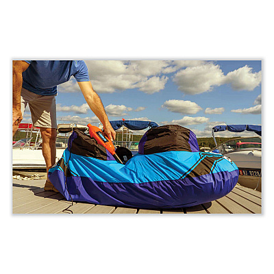 Metrovac MagicAir Electric Inflator/Deflator, 43.3 cu ft/min, 2.2 psi, 0.75 hp Motor, 110-120 V AC (MEV109109105)