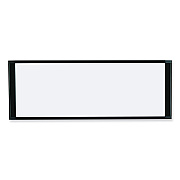 MasterVision Cubicle Workstation Dry Erase Board, 36 x 18, White Surface, Black Aluminum Frame (BVCMA10007705)