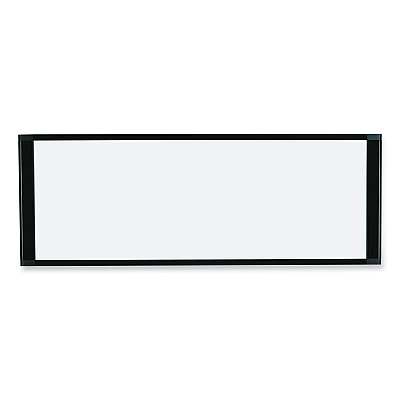 MasterVision Cubicle Workstation Dry Erase Board, 36 x 18, White Surface, Black Aluminum Frame (BVCMA10007705)