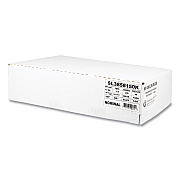 Inteplast Group Low-Density Commercial Can Liners, 60 gal, 1.5 mil, 38" x 58", Black, Interleaved Roll, 20 Bags/Roll, 5 Rolls/Carton (IBSSL3858150K)
