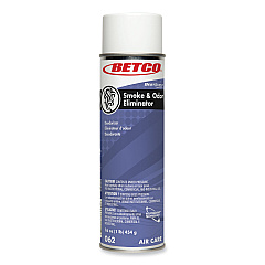 Betco BestScent Smoke and Odor Eliminator Aerosol, Fruit/Floral Scent, 16 oz Aerosol Can, 12/Carton (BET622300)