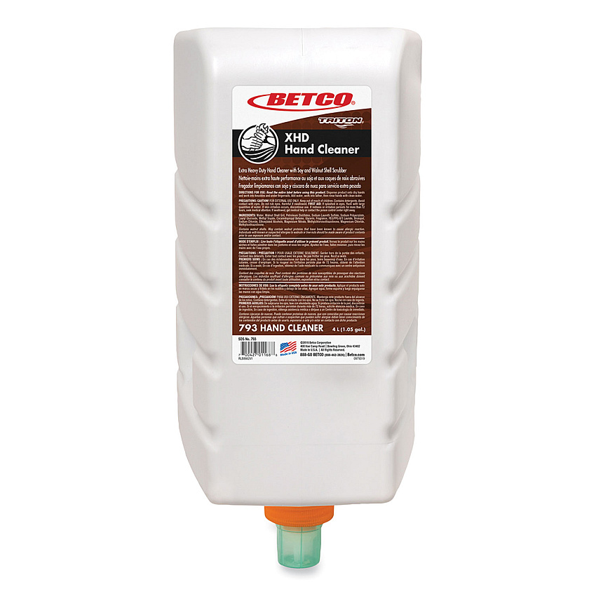 Betco XHD Hand Cleaner Refill, Fresh Scent, 4 L, 4/Carton (BET7933100)