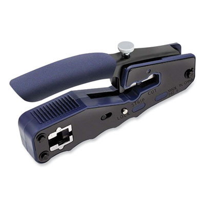 Tripp Lite Crimping Tool with Cable Stripper for Pass-Through RJ45 Plugs, Ships in 7-10 Business Days (TRPT100PT1)