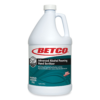 Betco Clario Advanced Alcohol Foaming Sanitizer, 1 gal Bottle, Citrus, 4/Carton (BET7950400)