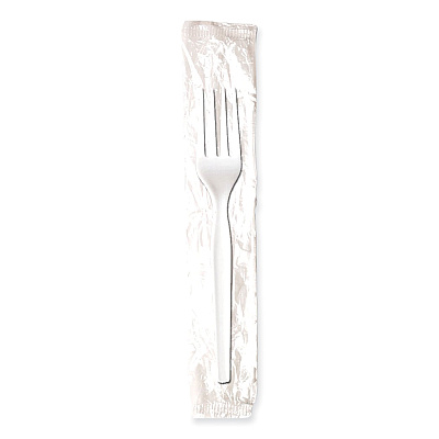 Dixie Mediumweight Polypropylene Cutlery, Forks, White, 1,000/Carton (DXEFM23C7)