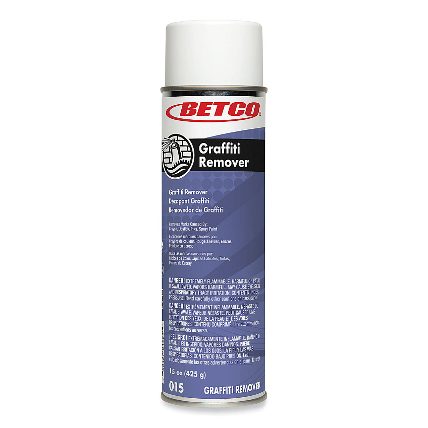 Betco Graffiti Remover, Characteristic Scent, 15 oz Aerosol Spray Can, 12/Carton (BET152300)