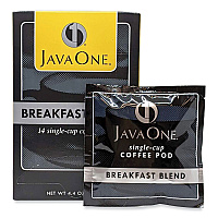 Java One Coffee Pods, Breakfast Blend, Single Cup, 14/Box (JAV30220)