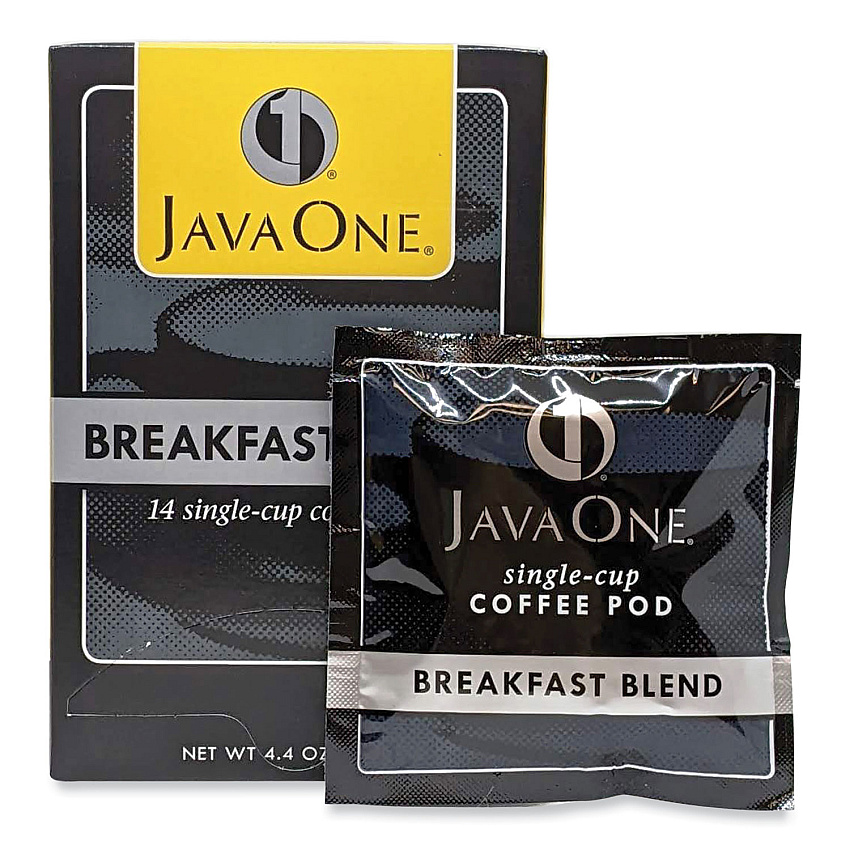Java One Coffee Pods, Breakfast Blend, Single Cup, 14/Box (JAV30220)