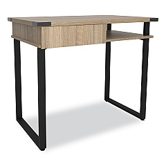 Safco Mirella SOHO Desk with Drawer, 36.25" x 22.25" x 30", Black (SAF5512SDD)