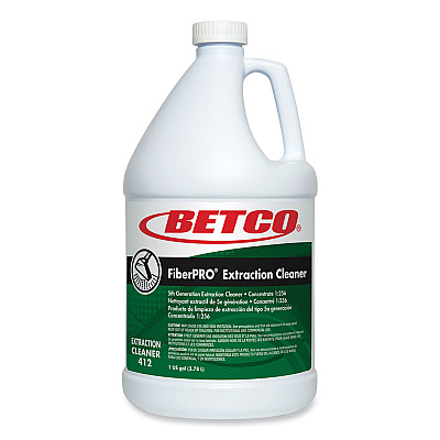 Betco FiberPRO Extraction Cleaner, Pleasant Scent, 1 gal Bottle, 4/Carton (BET4120400)