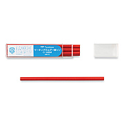 Tombow Mechanical Wax-Based Marking Pencil Refills, 4.4 mm, Red, 10/Box (TOM51541)