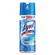 LYSOL Disinfectant Spray, Spring Waterfall, Liquid, 12.5 oz Aerosol Spray, 12/Carton (RAC02845)