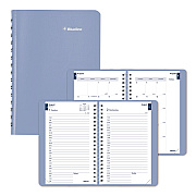 Blueline Academic Daily/Monthly Planner, 8 x 5, Blue Cover, 12-Month (Aug to July): 2025 to 2026 (CA201F02)