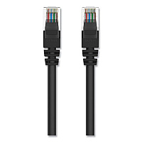 Belkin CAT5e Snagless Patch Cable, 10 ft, Black (A3L79110BLKS)