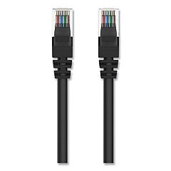 Belkin CAT5e Snagless Patch Cable, 10 ft, Black (A3L79110BLKS)
