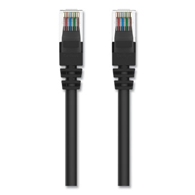 Belkin CAT5e Snagless Patch Cable, 10 ft, Black (A3L79110BLKS)