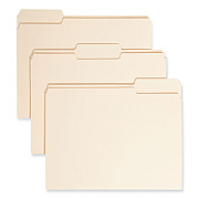 Smead Manila File Folders, 1/3-Cut Tabs: Assorted, Letter Size, 0.75" Expansion, Manila, 24/Pack (SMD11928)