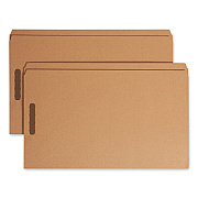 Smead Kraft Fastener Folders, 0.75" Expansion, 2 Fasteners, Legal Size, Kraft Exterior, 50/Box (SMD19813)