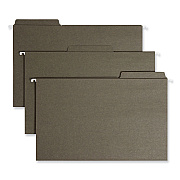 Smead FasTab Hanging Folders, Legal Size, 1/3-Cut Tabs, Standard Green, 20/Box (SMD64137)
