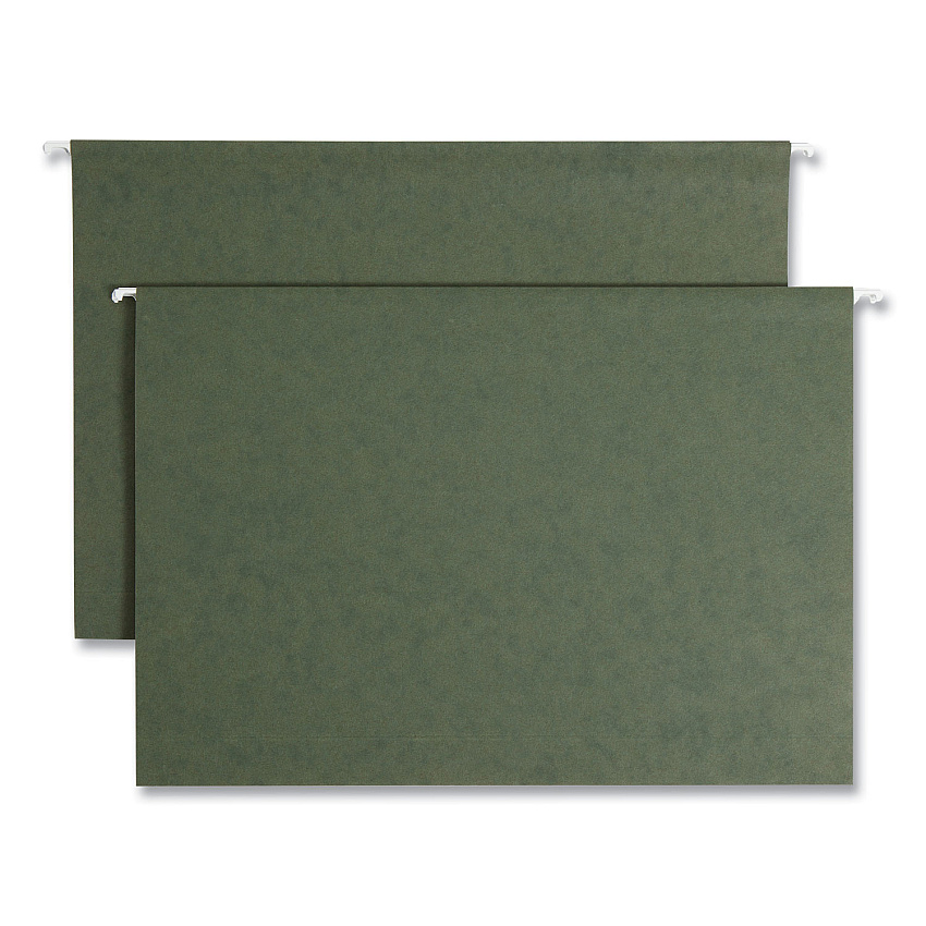 Smead Box Bottom Hanging File Folders, 2" Capacity, Legal Size, Standard Green, 25/Box (SMD64359)