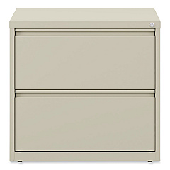 Alera Lateral File, 2 Legal/Letter-Size File Drawers, Putty, 30" x 18.63" x 28" (ALEHLF3029PY)