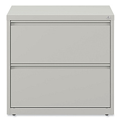 Alera Lateral File, 2 Legal/Letter-Size File Drawers, Light Gray, 36" x 18.63" x 28" (ALEHLF3029LG)
