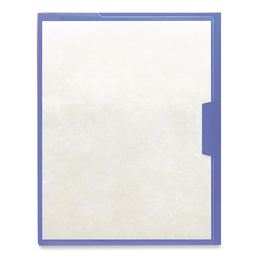 Smead Organized Up Poly Opaque Project Jackets, Letter Size, Assorted Colors, 5/Pack (SMD85740)