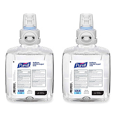 PURELL Waterless Surgical Scrub Gel Hand Sanitizer, 1,200 mL Refill Bottle, Fragrance-Free, For CS-8 Dispenser, 2/Carton (GOJ786902CT)