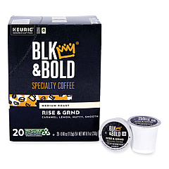 BLK & Bold Rise and GRND K-Cups, 20/Box (BKDOKB90055)