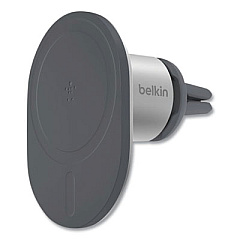 Belkin Magnetic Car Vent Mount for iPhone 12/13, Silver/Black (WIC003BTGR)