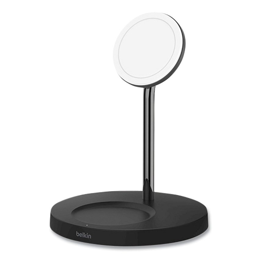 Belkin BOOST CHARGE Pro 2-in-1 Wireless Charger Stand, 15 W, Black (BLKWIZ010TTBK)