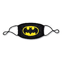 Bioworld Cloth Face Mask, Batman Logo Print, Cotton/Polyester/Spandex, Adult (BWR9MZNBTM00SB0)