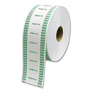 CONTROLTEK Automatic Coin Wrapper Roll for Coin Wrapping Machines, Dimes, $5.00, Kraft/Green, 2,000/Roll, 8 Rolls/Carton (CNK575036)
