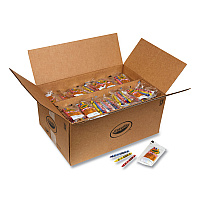 Crayola Washable Crayons, Blue, Red, Yellow 3/Pack, 360 Packs/Carton (CYO520743)