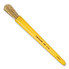 Crayola Art Brushes So Big, 7.63" Long, Natural Hair, 1.38" Round Brush (CYO502080000)
