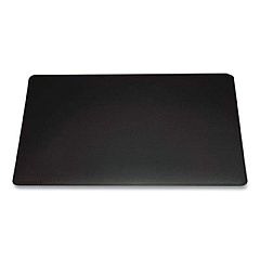 Durable Anti-Slip Contoured Edge PVC Desk Pad, 20.5 x 25.5, Black (DBL710301)