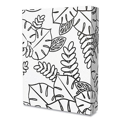 Lettermark 30% Recycled Colored Paper, 20 lb Bond Weight, 8.5 x 11, Canary, 500/Ream (DMR94290)