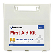 First Aid Only ANSI 2021 First Aid Kit for 50 People, 184 Pieces, Plastic Case (FAO91329)