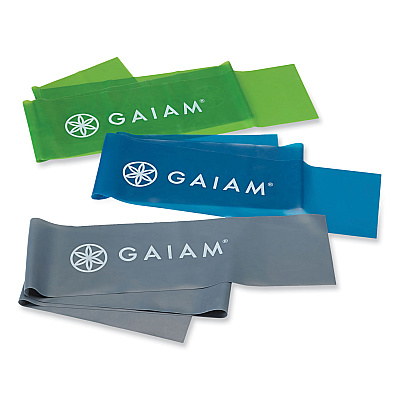 Restore by GAIAM Strength and Flexibility Kit, Light/Medium/Heavy Resistance Bands, 60" Long (FFF559180)