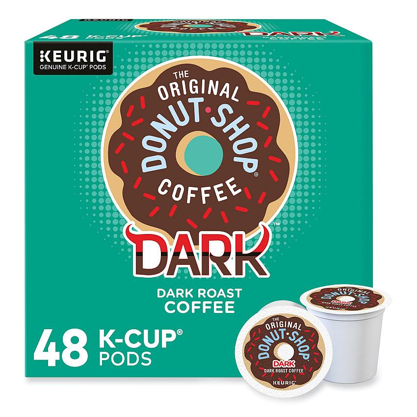 The Original Donut Shop DARK K-Cups, Regular Extra Bold, 48/Box (GMT5000355634)