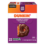 Dunkin Donuts K-Cup Pods, Turtle Love Coffee, 22/Box (GMT5000367615)