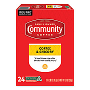 Community Coffee Coffee and Chicory K-Cup, 24/Box (GMT5000374326)