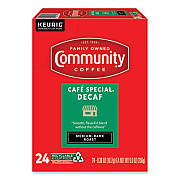 Community Coffee Cafe Special Decaf K-Cup, 24/Box (GMT5000374327)